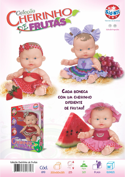 Bonecas xom cheirinhos de fruta - Artigos infantis - Mansões Recreio  Mossoró, Cidade Ocidental 1260106888